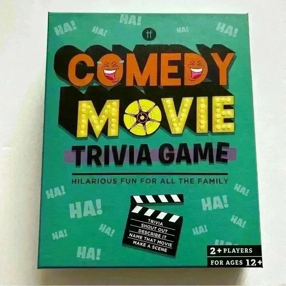 BNIB Comedy Movie Trivia Game Hilarious 
Fun For The While Family Game Night Fun